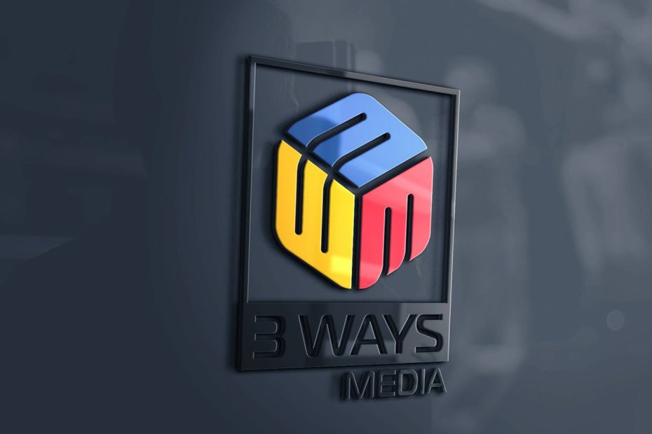 3 Ways Media YouTube Channel Logo Design by Kreativ Ideas