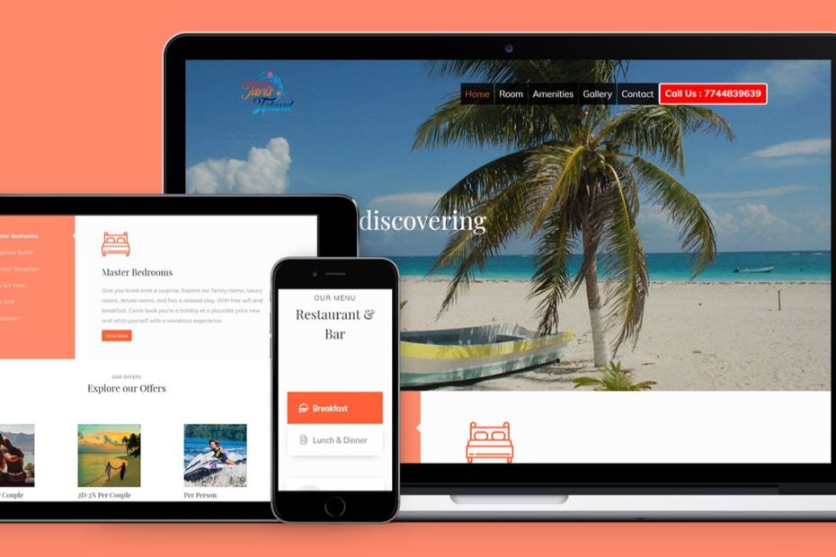 User friendly WordPress Website Design and Development for Travel and Tourism Company by Kreativ Ideas, Navi Mumbai